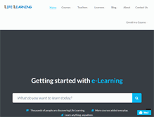 Tablet Screenshot of lifelearninginstitute.net